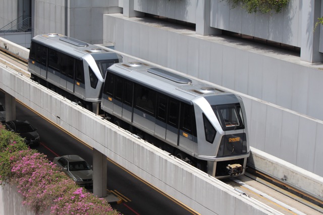 Changi Airport Skytrain Train Car Sticker (Exterior)